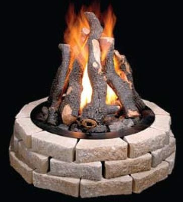 Golden Blount Grand Fireplace 36-In Logs Only (12)