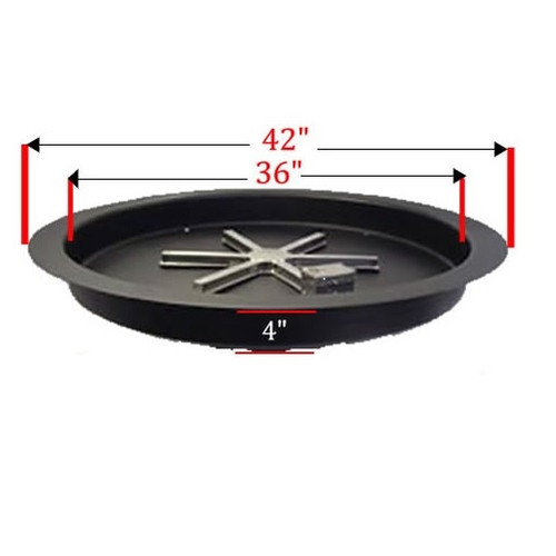 Golden Blount 36-In Inner Diameter Pan, 14 Gauge