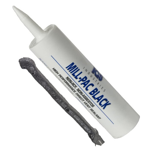 IGS Industries Mill-Pac Black 1050-Degree High Performance Sealant 10.3 oz Cartridge