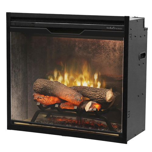 Dimplex Revillusion Weathered Concrete 24" Built-in Electric Firebox (RBF24DLXWC)