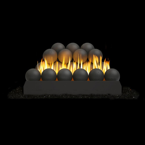 Real Fyre Vent-Free 4-in Epic Black Fyre Spheres for 24-in G23 Burner