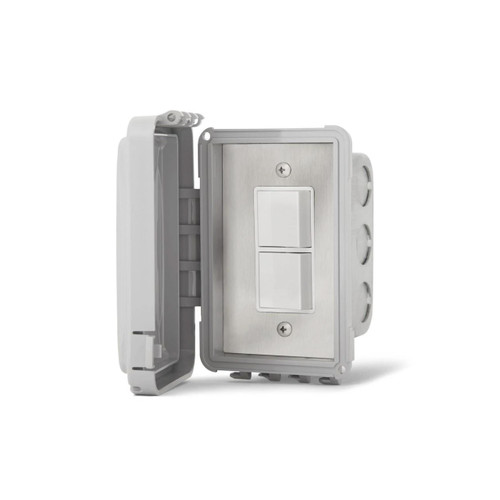 Infratech Single Duplex Switch Flush Mount and Gang Box