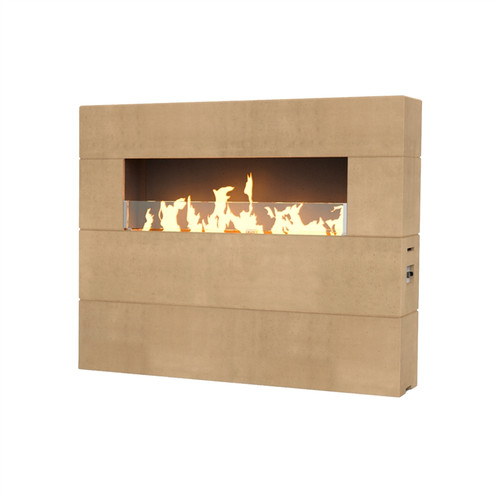 American Fyre Designs Milan Tall Linear Outdoor Gas Fireplace