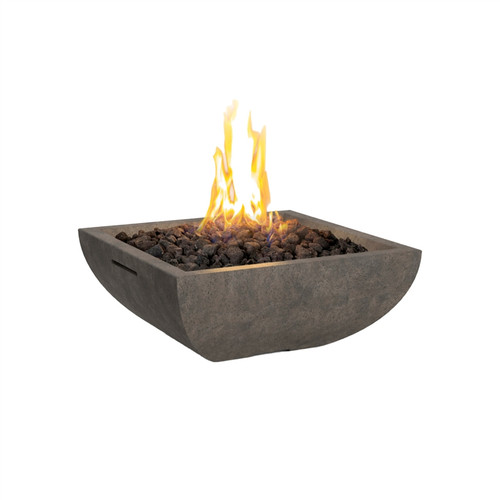American Fyre Designs 30" Bordeaux Petite Square Fire Bowl