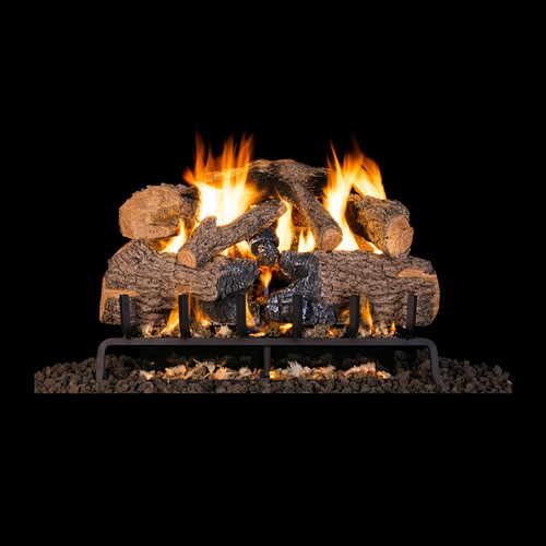 Real Fyre Charred Angel Oak Vented 30-in Gas Logs - Logs Only