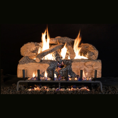 Real Fyre Charred Angel Split Oak 18-in Logs Only