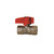 USD Products Straight Gas Shut Off Valve (1/2-in FIP x 1/2-in FIP)