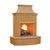American Fyre Designs Petite Cordova Vented Outdoor Fireplace