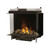 Faber e-Matrix Three-Sided Built-In Electric Water Vapor Fireplace