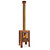 RB73 Fennek 50 Wood Burning Outdoor Fireplace, 4-Sided Glass