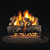 Real Fyre Burnt Rustic Oak 16-in Logs Only