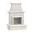 American Fyre Designs Contractor's Model with Moulding Vent-Free Outdoor Fireplace
