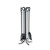 Pilgrim Forged Hearth Matte Black Tool Set