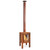 RB73 Quaruba XL Wood Burning Outdoor Fireplace, 3-Sided Glass