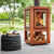 RB73 Quaruba XL Mobile Wood Burning Outdoor Fireplace, 4-Sided Glass