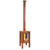 RB73 Quaruba XXL Wood Burning Outdoor Fireplace, 4-Sided Glass