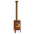 RB73 Quercus Wood Burning Outdoor Fireplace with Oven, 3-Sided Glass