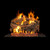 Real Fyre Rugged Forest Split Designer Vented 30-in Gas Logs - Logs Only