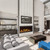 Napoleon Tall Linear Vector 74" Direct Vent Fireplace with Luminous Logs, Electronic Ignition, Natural Gas