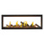 Napoleon Tall Linear Vector 74" See-Through Direct Vent Fireplace with Luminous Logs, Electronic Ignition, Natural Gas