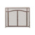 Pilgrim Forged Iron Door Fireplace Screen Burnished Bronze (18440)