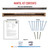 Lexington Hearth Grist Mill Mantel Shelf Kit