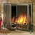 Pilgrim Full Height Door Mesh Fireplace Screen Matte Black (18470)