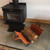 Pilgrim Forged Iron Log Carrier - Vintage Iron