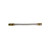 USD Products 200 Series SS Gas Connector (3/8-in MIP x 1/2-in FIP)