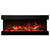Amantii Tru View Deep Smart 40" 3-Sided Built-in Electric Fireplace