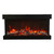 Amantii Trv View Extra Tall XL Smart 40" 3-Sided Built-in Electric Fireplace