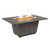 American Fyre Designs Cosmopolitan Rectangle Chat Height Outdoor Firetable