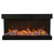 Amantii Trv View Extra Tall XL Smart 72" 3-Sided Built-in Electric Fireplace