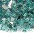 American Fireglass 1/4" Azuria Reflective Fire Glass - 10 lb Jar