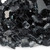 American Fireglass 1/2" Black Reflective Fire Glass - 10 lb Jar