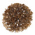 American Fireglass 1/4" Copper Reflective Fire Glass - 10 lb Jar