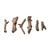 Dimplex Chunky Driftwood Faux Wood Log Set, 6 pieces (CDWD2)