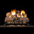 Real Fyre Charred Angel Oak 18-in Gas Log Set with Burner Kit Options