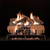 Real Fyre Charred Split 24-in Logs with Burner Kit Options