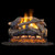 Real Fyre Colonial Oak 18-in Gas Logs with G52 Burner Kit Options