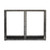 Empire Forged Iron Frame w/ Operable Doors For 36" Fireplace