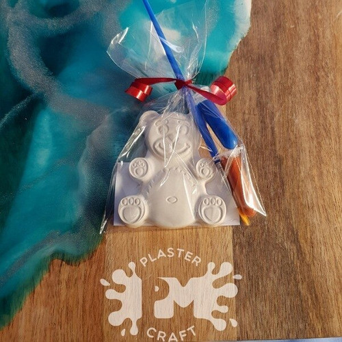 PM Plaster Craft Teddy Party Favour