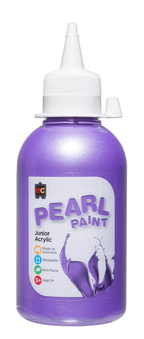 Rainbow Pearl Paint 250ml- 6 Colours