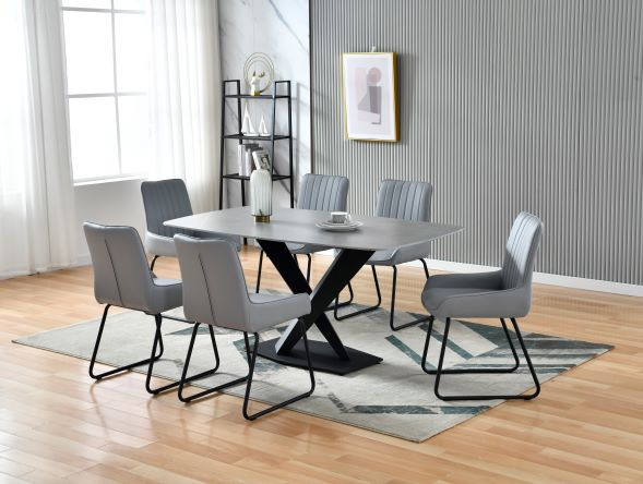 Raffa Dining Set 6 chair