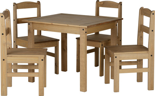 Panama Dining Set Natural Wax