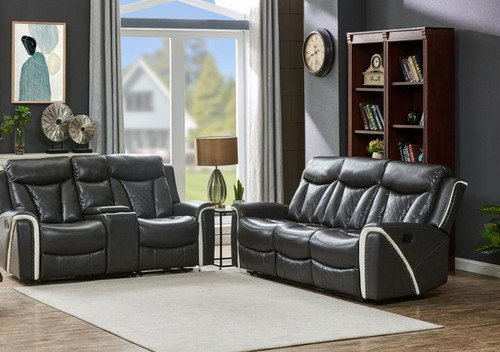 Franklin Recliner Sofa Set 3+2  Grey White