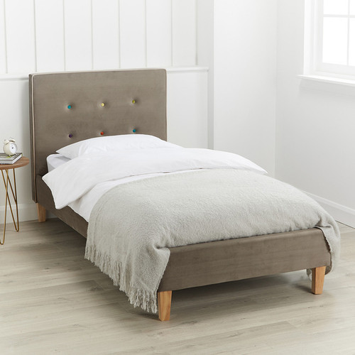 Camden  3'0" Single Bed Grey