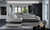 LAURENCE CORNER SOFAEBED PLUSH VELVET LEFT HAND- GREY
