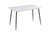 Oxford Ceramic Black Dining Table 1.2m & 4 Chairs