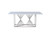 Amelia White Ceramic 180cm Table
